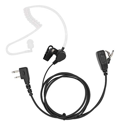 IC-F4011 Earpiece for ICOM 2 Way Radio,IC-F24S IC-F14 IC-F11 IC-F21 IC-F4011 IC-F3011 IC-F3013 IC-F3GT Headset with Mic PTT FBI Security Surveillance Acoustic Tube Walkie Talkie Headphone