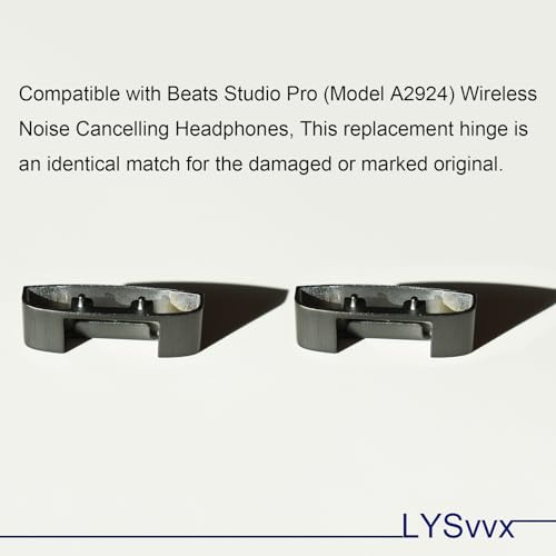 Studio Pro Hinge - Replacement Parts for Beats Studio Pro (A2924) Headphones (Black) - color: Black