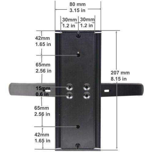 VideoSecu Adjustable AV Shelf Wall Mount Bracket for DVD Player Receiver VCR DVR Cable Box or Other Audio Component - Under TV Bracket MA1