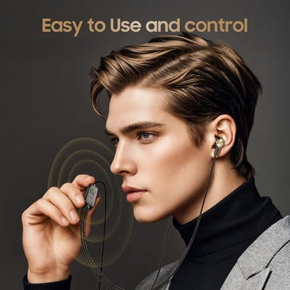 Rayleigh Wired Earbuds (5-Pack) with Microphone and Heavy Bass Stereo 3.5mm | High-fidelity stereo, microphone, multi-function button, tangle-free cable, ergonomic in-ear design, and 5 color options - color: Black-3.5mm