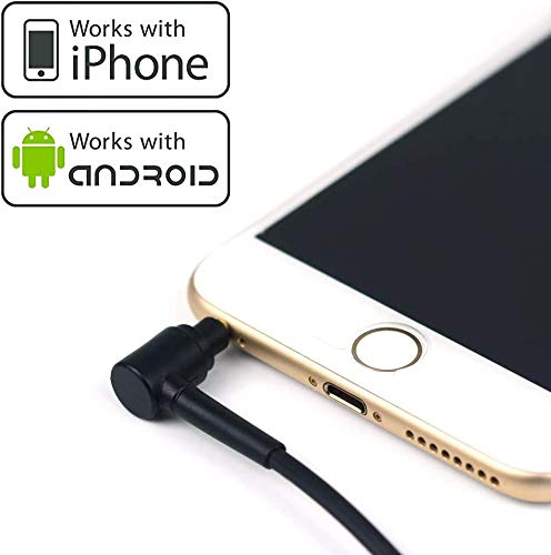 WH1000XM3 Headphone Cable Replacement Aux WH1000XM Audio Cord Compatible with Sony WH-1000XM4 WH-1000xm5 MDR-100ABN WH-H900N MDR-1A Headphones - color: Black