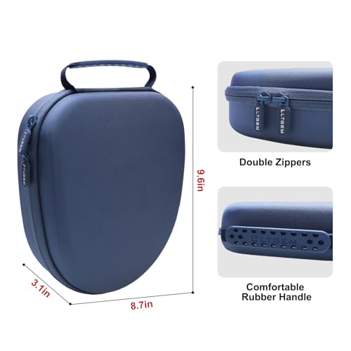 Case for Sony WH-CH720N/WH-CH520 Noise Canceling Wireless Headphones Rose | Hard Carrying Travel Case for Sony WH-CH720N/WH-CH520 Noise Canceling Wireless Headphones - color: Rose Red