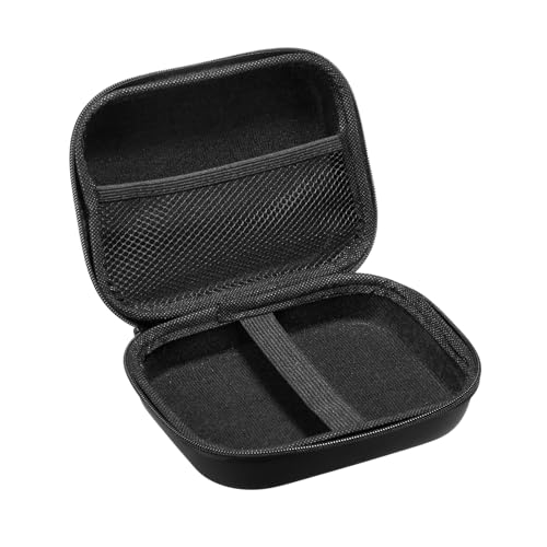 PATIKIL 6.3x5.12 Electronic Organizer Case, 1Pcs EVA Hard Waterproof Rectangle Travel Carrying Case with Zipper for Digital Multimeter, Camera, Charger Cord, Earphone, Black - size: 6.3x5.12"