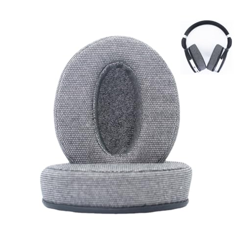 Replacement Ear Pads Compatible with Sennheiser HD4.50BT Hessian Grey | for Sennheiser HD4.50BTNC HD4.40BT Headphone Soft cotton/memory foam ear pads earmuffs - color: Linen grey