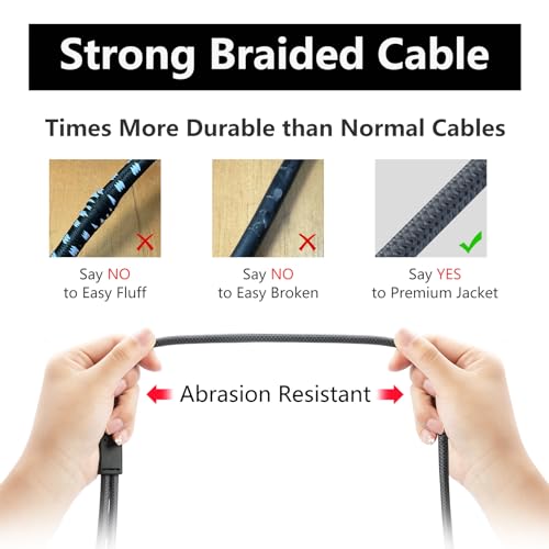 2FT XLR Female to Dual Male Y Splitter Cable, XLR Y Cable Splitter 1 Female to 2 Male for Micphone Mixer- 2Pack - color: XLR 1 Female to 2 Male, size: 2Ft*2Pack
