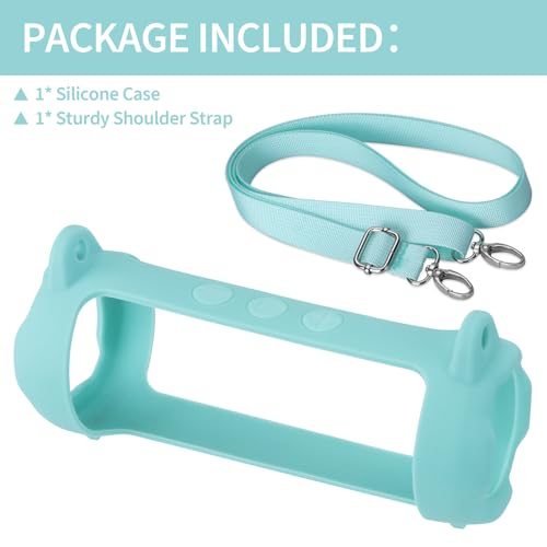 Silicone Cover Compatible with Flip 7 Portable Waterproof and Drop-Proof Speaker (Teal) - color: Teal, size: Flip 7