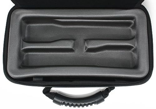 LOUDmouth Dual Wireless Microphone Case | Hard Shell Travel EVA Storage Box for Two Wireless Mics | Hardshell Carrying Case | CASE ONLY | 12.5" x 7" x 3.25"