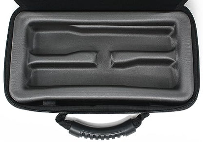 LOUDmouth Dual Wireless Microphone Case | Hard Shell Travel EVA Storage Box for Two Wireless Mics | Hardshell Carrying Case | CASE ONLY | 12.5" x 7" x 3.25"