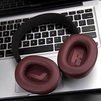 SOULWIT Professional Replacement Ear Pads for JBL Live 500BT/Live 500 BT Around-Ear Wireless Headphone, Earpads Cushions with Softer Protein Leather, Noise Isolation Foam - Red - color: Red