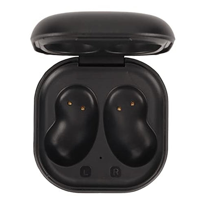 Wireless Earbuds Charging Case, Replacement Charger Dock with 3.3ft USB-C Cable and 600mAh Battery, for Compatible Wireless Earbuds, Black