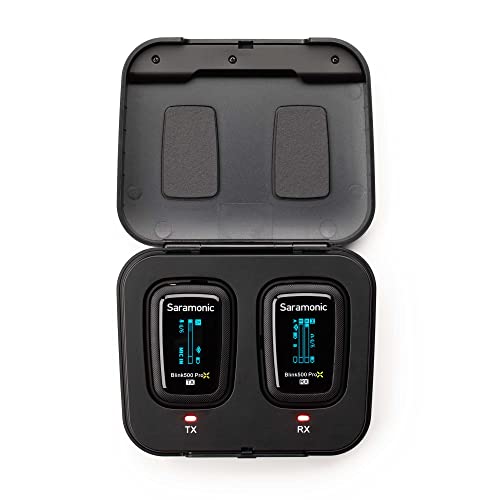 Saramonic Blink 500 Prox B1 | Compact Wireless 2.4GHz Clip-On Microphone System with Lavalier