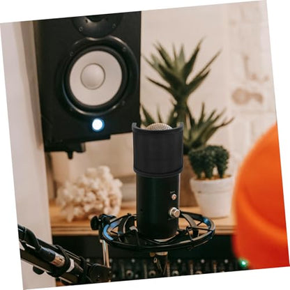 VICASKY Dual Layer Microphone Windscreen Shield U-Shaped Filter for Enhanced Sound Isolation and Noise Reduction Podcasts and Streaming Sessions