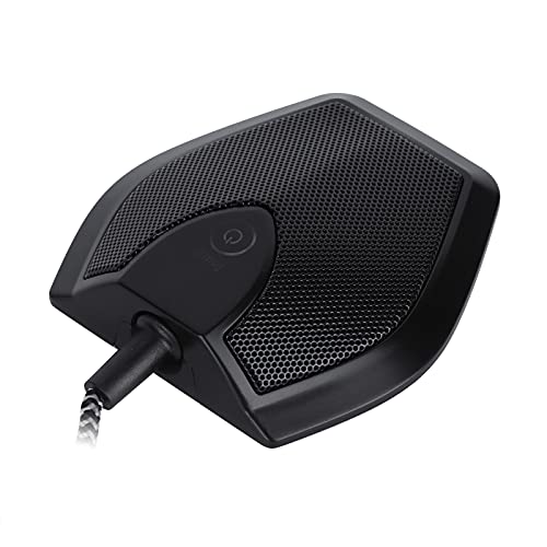 ciciglow USB Conference Microphone,USB Mic with Mute Function,Touch DualCapacitor Recording Receiver,Plug & Play,Multiple Pickup Patterns for Video Teaching Conference Room Game Webcast