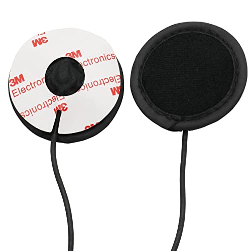 Half/Open Face Helmet Motorcycle Earphone Headphone with Microphone for Midland/Alan Midland/Alan GMRS/FRS GXT/LXT GXT1000VP4 LXT500VP3 GXT1050VP4 2 Two Way Radios 2-pin Jack