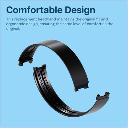MMOBIEL Headband Replacement for Beats Studio Pro / 3.0/2.0 Wireless & Wired Headphones Headband Repair Kit – Headphone Band Repair – Head Band Replacement Parts Accessories - Matte Black