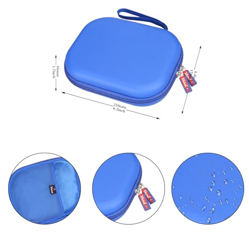 Mchoi Hard Case Suitable for JBL Tune 500BT / 510BT / 520BT On-Ear Wireless Bluetooth Headphone, Waterproof Shockproof Headphone Carrying Protective Case, Case Only - color: Blue