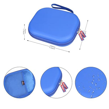 Mchoi Hard Case Suitable for JBL Tune 500BT / 510BT / 520BT On-Ear Wireless Bluetooth Headphone, Waterproof Shockproof Headphone Carrying Protective Case, Case Only - color: Blue