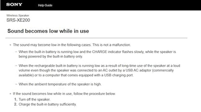 Sony SRS-XE200 X-Series Wireless Ultra Portable-Bluetooth-Speaker, IP67 Waterproof, Dustproof and Shockproof with 16 Hour Battery and Easy to Carry Strap, Black | 16 Hour Battery, Easy to Carry Strap, Wide Sound Goes Anywhere, Line Shape Diffuser, Dual Pa