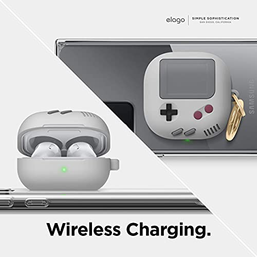 elago GB5 Case for Galaxy Buds FE, 2 Pro, 2, Pro, Live - color: Light Grey
