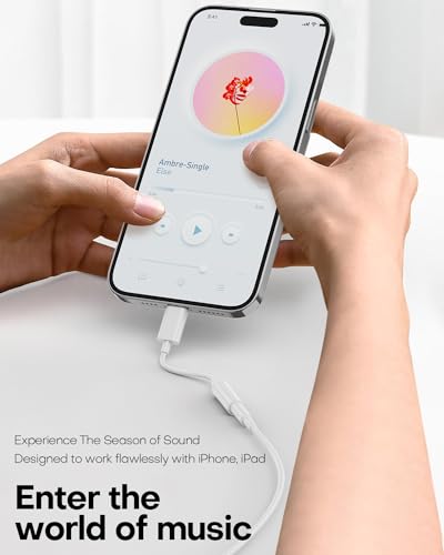USB C to 3.5mm Audio Headphone Jack Adapter (2Pack), Aux to USB C Dongle Cord Cable Compatible with iPhone 17/16/15, iPad Pro, Samsung Galaxy S25 S24 S23 Ultra/Google Pixel - White - color: White