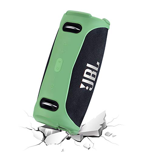 Silicone Cover Case Compatible with JBL Xtreme 3 Portable Bluetooth Speaker, Waterproof Soft Skin Silicone Protective Case for JBL Xtreme 3 Bluetooth Speaker Accessories (Green) - color: Green