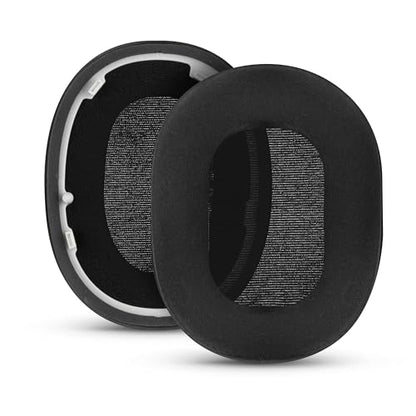 Hybrid Earpads for Sony WH-1000XM6 Headphones - Cooling Gel Gaming Cushions with Super Soft Fabric & Thick Foam - By Brainwavz (Black) - color: XM6 Hybrid Gel