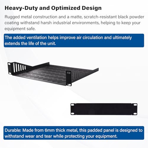 GeeekPi 4U Server Cabinet, 10 inch Mini Server Rack for Network, Servers, Audio, and Video Equipment, DeskPi RackMate T0 Rackmount, 7.87 inch Depth - color: Silver