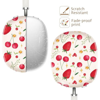 iBenzer Protective Case for AirPods Max Headphones, Ear Cups Cover for Apple AirPods Max (2024 USB-C / 2020 Lightning), Cherry Berry, AP-MAX-72 - color: Cherry Berry