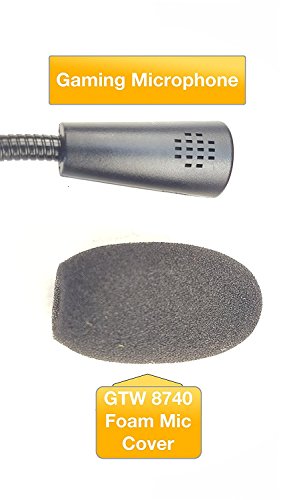 Global Teck Worldwide Foam Gaming Microphone Windscreen Covers 6pk I Compatible with Headphones by Turtle Beach Recon, Elite Pro, Sades SA708, Logitech Prodigy, Kotion G2000, 8740-06 - color: 6-pack