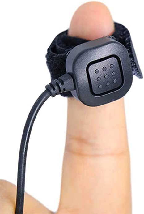 2 Pin Motorcycle Helmet Headset Full Open Face Walkie Talkie Racing Earpiece with Mic Finger PTT Push to Talk for Baofeng UV-5R UV-82 UV-82HP BF-888s BF-f8hp Ar-152 Archsell AR-5 Kenwood Radio