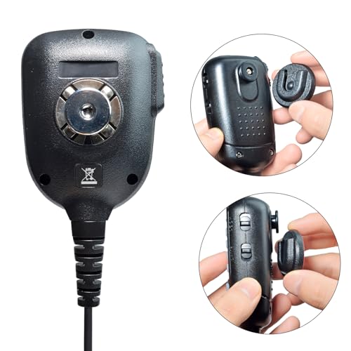 UAYESOK Universal Ham CB Radio Mic Hanger Clip Mount Hook, 1 Pack | Mobile Radio Speaker Mic Holder, Portable Car Vehicle Truck Holding Clip, For Kenwood Motorola QYT Mobile Transceiver Mic - style: 1 Pack
