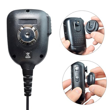UAYESOK Universal Ham CB Radio Mic Hanger Clip Mount Hook, 1 Pack | Mobile Radio Speaker Mic Holder, Portable Car Vehicle Truck Holding Clip, For Kenwood Motorola QYT Mobile Transceiver Mic - style: 1 Pack