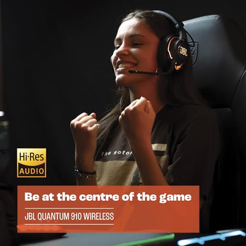 JBL Quantum 910X Wireless - Performance Gaming Headset - Black