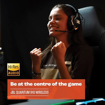 JBL Quantum 910X Wireless - Performance Gaming Headset - Black
