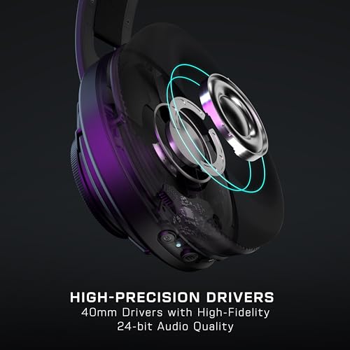 Turtle Beach Atlas Air Wireless Open-Back Headset for PC, PS5, PS4, Mobile | PlayStation, 24-Bit High-Fidelity Audio, Adjustable Mic, Rechargeable 50-Hr Battery, Memory Foam Cushions, Lightweight, Black