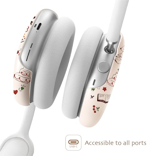 iBenzer Protective Case for AirPods Max Headphones, Ear Cups Cover for Apple AirPods Max (2024 USB-C / 2020 Lightning), Teddylicious, AP-MAX-124 - color: Teddylicious
