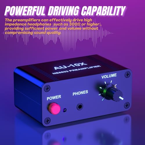 Phono Preamp, Mini Stereo Audio Preamplifier, Headphone Amplifier
