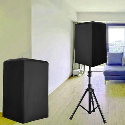 Outdoor Speaker Covers for Powered Speaker, Upright Powered Speaker Cover, Waterproof Multimedia Audio Speaker Equipment Protective Cover(13*15*22inch) - size: 13*15*22inch