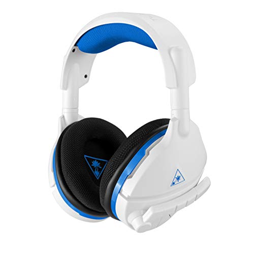 Turtle Beach Stealth 600 White Wireless Surround Sound Gaming Headset for PlayStation 5 and PlayStation 4 - color: White/Blue