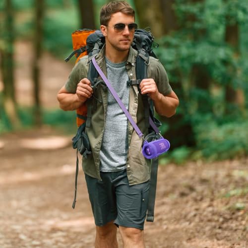 Silicone Cover for JBL Flip 7 Portable Bluetooth Speaker | Scratch-resistant, Unhindered Sound, Silicone Construction, Portable Carrying Silicone Cover, Purple Silicone Cover - color: Purple Cover