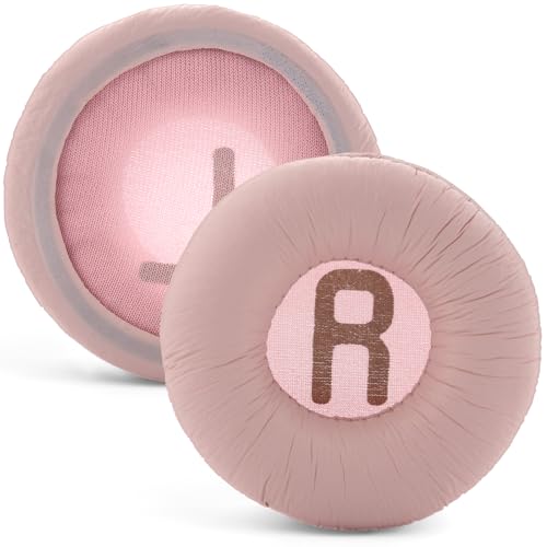 Tune 600 Ear Pads Replacement Ear Cushions Compatible with JBL Tune 600BTNC T500BT T510BT Tune 500 T450BT JR300 JR300BT Headphones High-Density Memory Foam Earpads Earmuffs Ear Cups Cover (Pink) - color: Pink