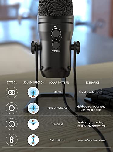 FIFINE K690 USB Studio Recording Microphone for ASMR Zoom-Meeting