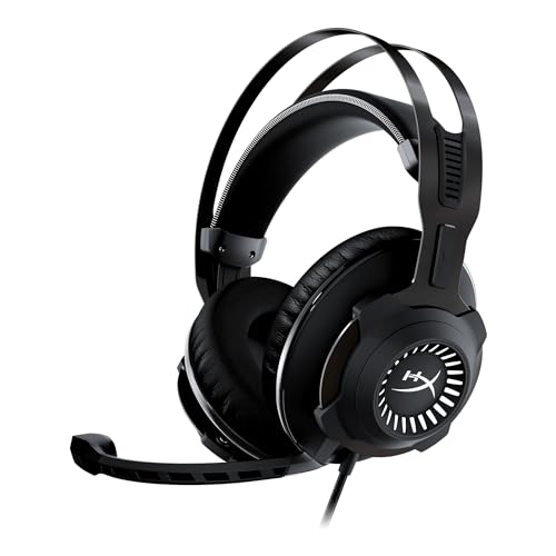 HyperX Cloud Revolver - Gaming Headset with HyperX 7.1 Surround Sound, Signature Memory Foam, Premium Leatherette, Steel Frame, Detachable noise-cancellation microphone