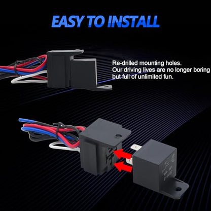 12V Ignition Switch Panel, Race Car Ignition Switches with Push Button Engine Starter Switch Panel, Racing Switch Panel Carbon Fiber LED Ignition Toggle Switches Panel 2 in 1 for RV Truck | Engine Starter Switch Panel, Racing Switch Panel Carbon Fiber LED