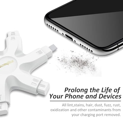 iPhone Cleaning Kit for Charging Port Cleaner,Lightning Charger Connector - color: Snow White