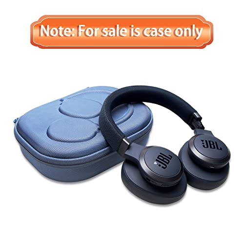 Case for JBL Tune 770NC/510BT/720BT/520BT/670NC/520C Headphones Blue | Hard Carrying Travel Case for JBL Live 770NC/670NC/680NC/780NC Headphones - color: Blue