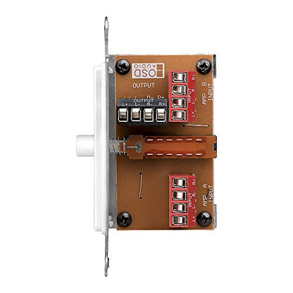 OSD Audio in Wall Speaker Selector A/B Switch, Select from 2X Speaker Pairs White AB12 - size: 100-Watts