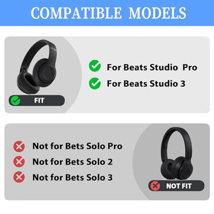Studio Pro Replacement Headband & Hinge Replacement for Beats Studio Pro Headphone,Durable Repair Kit Replacement Parts Set(Navy)