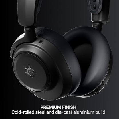 SteelSeries Arctis Nova Pro Omni - Hi-Res Wireless Gaming Headset, 96kHz/24bit, ANC, ClearCast Pro Mic, AI Noise Rejection, Mobile App, Mix 2.4GHz + BT, OmniPlay PC+PlayStation+Xbox - Graphite - color: Graphite - Exclusive