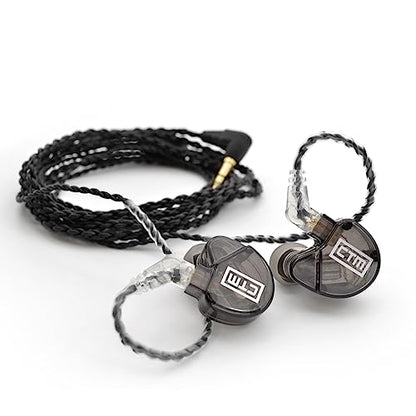 CTM IEM Replacement Cable 60" | Black | 2-Pin Connector | by Clear Tune Monitors